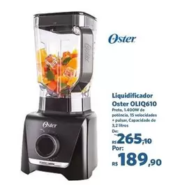 Oferta de Oster - Liquidificador Oliq610 por R$189,9 em Sam's Club