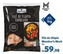 Oferta de Member's Mark - Filé De Tilápia por R$59,98 em Sam's Club