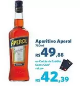 Oferta de Aperol - Aperitivo por R$42,39 em Sam's Club