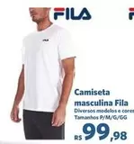 Oferta de FILA - Camiseta Masculina por R$99,98 em Sam's Club