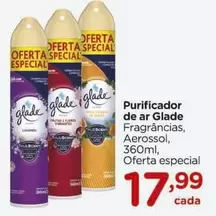 Oferta de Glade - Purificador De Ar por R$17,99 em Carrefour