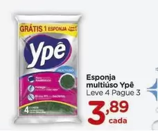 Oferta de Ypê - Esponja Multiúso por R$3,89 em Carrefour