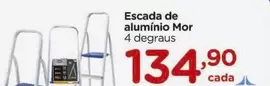 Oferta de Mor - Escada De Aluminio por R$134,9 em Carrefour