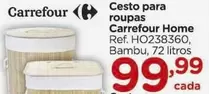 Oferta de Carrefour - Cesto Para Roupas por R$99,99 em Carrefour