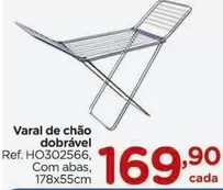 Oferta de Varal -  de chão dobrável por R$169,9 em Carrefour