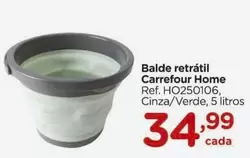 Oferta de Carrefour - Balde Retratil por R$34,99 em Carrefour