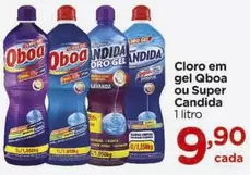 Oferta de Qboa - Cloro Em Gel Ou Super Candida por R$9,9 em Carrefour