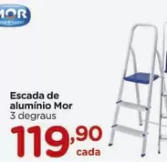 Oferta de Mor - Escada De Aluminio por R$119,9 em Carrefour