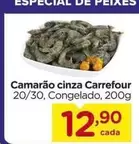 Oferta de Carrefour - Camarão Cinza por R$12,9 em Carrefour