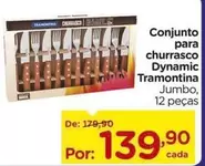 Oferta de Tramontina - Conjunto Para Churrasco Dynamic por R$139,9 em Carrefour