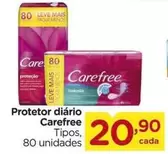 Oferta de Carefree - Protetor Diário por R$20,9 em Carrefour