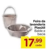 Oferta de Feira Da Lavanderia Plasútil por R$17,99 em Carrefour