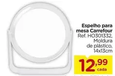 Oferta de Carrefour - Espelho Para Mesa por R$12,99 em Carrefour