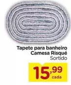 Oferta de Camesa - Tapete Para Banheiro Camesa Risque por R$15,99 em Carrefour