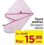 Oferta de Touca Antifrizz por R$15,99 em Carrefour