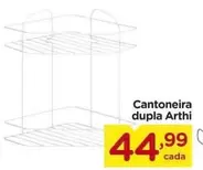 Oferta de Arthi - Cantoneira Dupla por R$44,99 em Carrefour