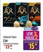 Oferta de Lor - Cápsula Tipos por R$23,98 em Super Muffato