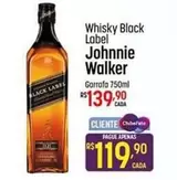 Oferta de Johnnie Walker - Whisky Black Label por R$139,9 em Super Muffato