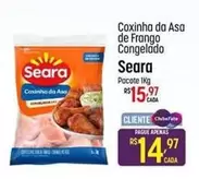 Oferta de Seara - Coxinha Da Asa De Frango Congelado por R$15,97 em Super Muffato