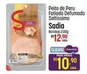 Oferta de Sadia - Peito De Peru Fatiado Defumado Soltíssimo por R$12,9 em Super Muffato