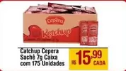 Oferta de Rs - Catchup Saché 7g Caixa Com 175 Unidades por R$15,99 em Max Atacadista