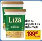 Oferta de Liza - Óleo De Algodão por R$199,99 em Max Atacadista