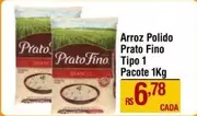 Oferta de Pacote - Arroz Polido Prato Fino Tipo 1 por R$6,78 em Max Atacadista