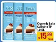 Oferta de Leco - Creme De Leite Tp por R$15,99 em Max Atacadista