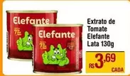 Oferta de Elefante - Extrato De Tomate por R$3,69 em Max Atacadista