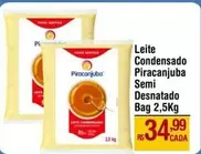 Oferta de Piracanjuba - Leite Condensado Semi Desnatado por R$34,99 em Max Atacadista