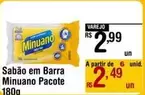 Oferta de Minuano - Sabão Em Barra Pacote por R$2,99 em Max Atacadista