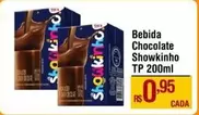 Oferta de Showkinho - Bebida Chocolate TP por R$0,95 em Max Atacadista