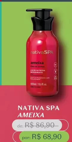 Oferta de Nativa - Spa Ameixa por R$68,9 em O Boticário