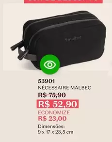 Oferta de O boticario - Nécessaire Malbec por R$52,9 em O Boticário