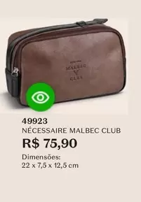 Oferta de Malbec - Nécessaire  Club por R$75,9 em O Boticário