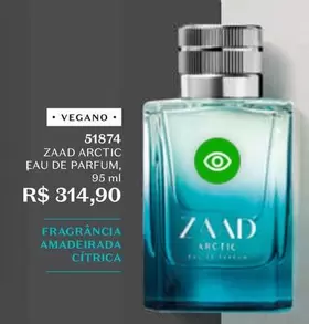 Oferta de Zaad - Amadeirada Citrica por R$314,9 em O Boticário