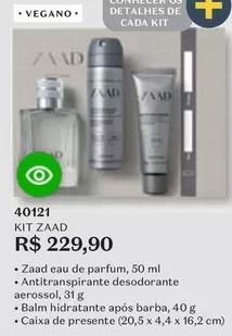 Oferta de Zaad - Kit por R$229,9 em O Boticário