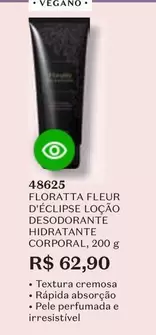 Oferta de Floratta - Fleur D'éclipse Loção Desodorante Hidratante Corporal por R$62,9 em O Boticário