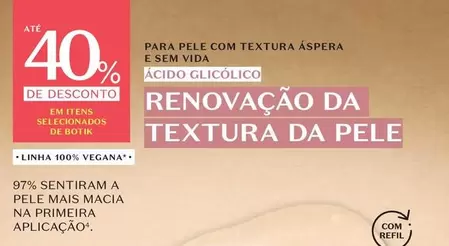 Oferta de Vida - Renovação Solar De Solução em O Boticário