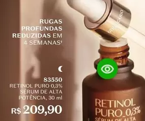 Oferta de Puro - Puro 0.3% Sérum De Alta Potência por R$209,9 em O Boticário