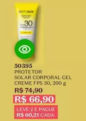 Oferta de Sun - Protetor Gel Creme Fps 30 por R$66,9 em O Boticário