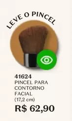 Oferta de O boticario - Pincel Para Contorno Facial por R$62,9 em O Boticário