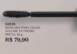 Oferta de O boticario - Máscara Para Cíllos Volume Extremo Preta por R$79,9 em O Boticário