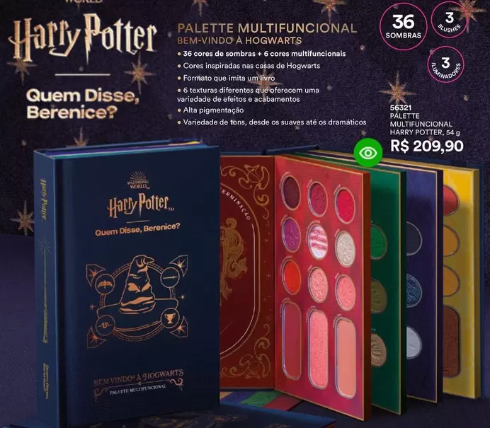 Oferta de Palette Multifuncional por R$209,9 em O Boticário