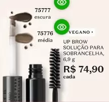 Oferta de Up Brow Solução Para Sobrancelha por R$74,9 em O Boticário