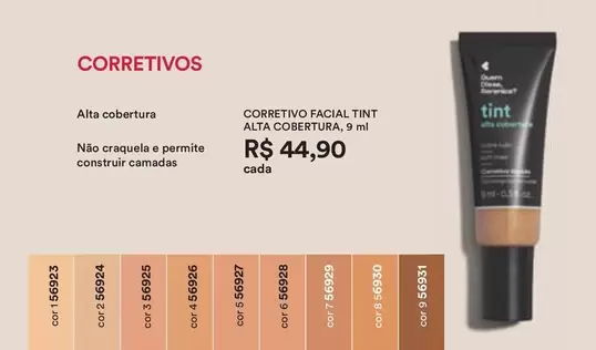 Oferta de O boticario - Int Alta Cobertura por R$44,9 em O Boticário