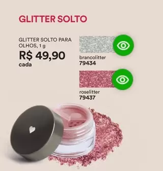 Oferta de Glitter Solto Para Olhos por R$49,9 em O Boticário