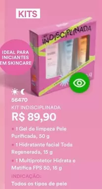 Oferta de Ideal - Gel De Limpieza Pele Purificado por R$89,9 em O Boticário