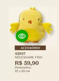 Oferta de Nécessaire Fido por R$59,9 em O Boticário