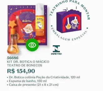 Oferta de Ara - Kit Botica O Mágico Teatro De Bonecos por R$154,9 em O Boticário